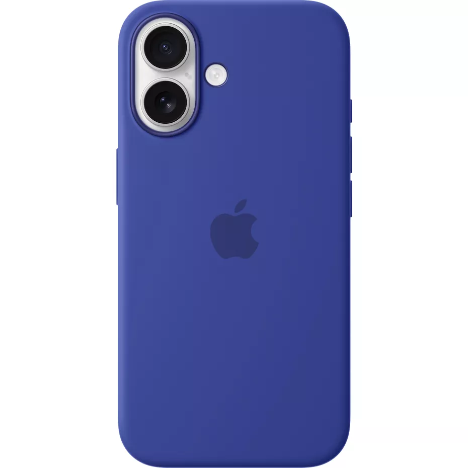 Apple Silicone Case with MagSafe for iPhone 16 - Ultramarine | Verizon