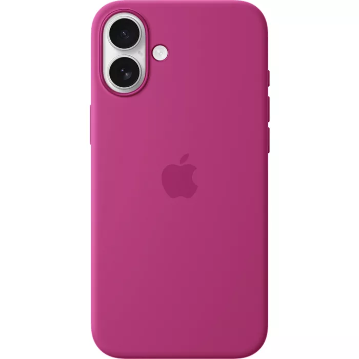 Apple Silicone Case with MagSafe for iPhone 16 Plus - Fuchsia | Verizon