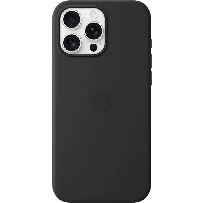 Apple Silicone Case with MagSafe for iPhone 16 Pro Max - Black | Verizon