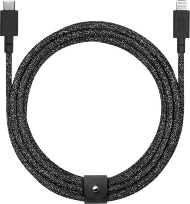 Native Union Belt Cable XL 10' Lightning to USB-C Cable - Zebra