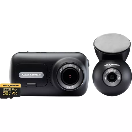 Nextbase 320XR Front & Rear Dash Camera Bundle with 32GB U3 Micro SD Card