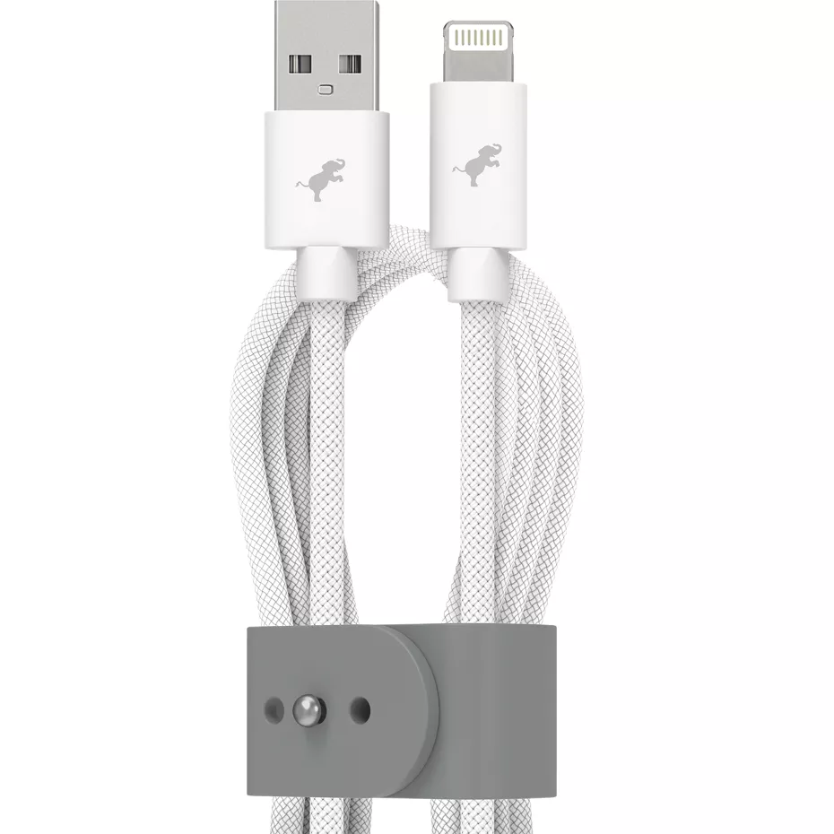 Nimble PowerKnit Flex 12W USB-A to Lightning Cable, 1M - White | Verizon