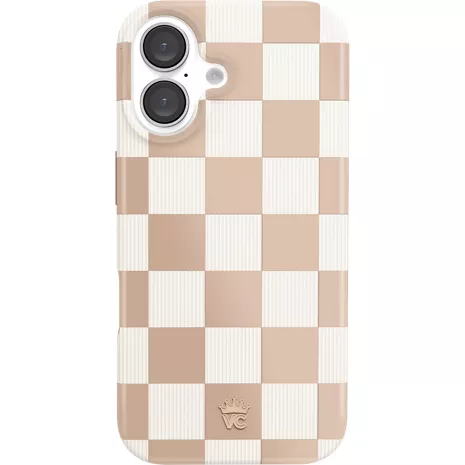 Velvet Caviar Funda Checker con MagSafe para el iPhone 16 - Nude Vibe