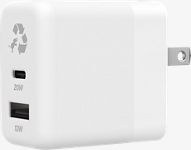 Cargador de pared USB-C a USB-C de 30 W de Verizon, hasta 30 W de capacidad  de carga rápida USB PD