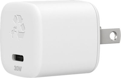 Cargador de pared ecológico doble USB-C de 20 W Nimble WALLY Mini