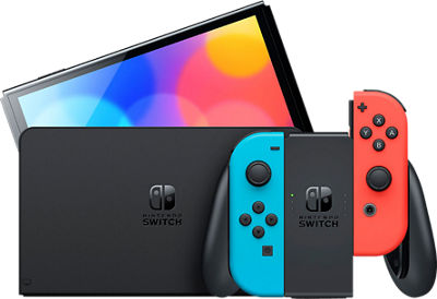 Nintendo Switch With Neon Blue And Neon Red Joy-con, Nintendo Switch, Electronics