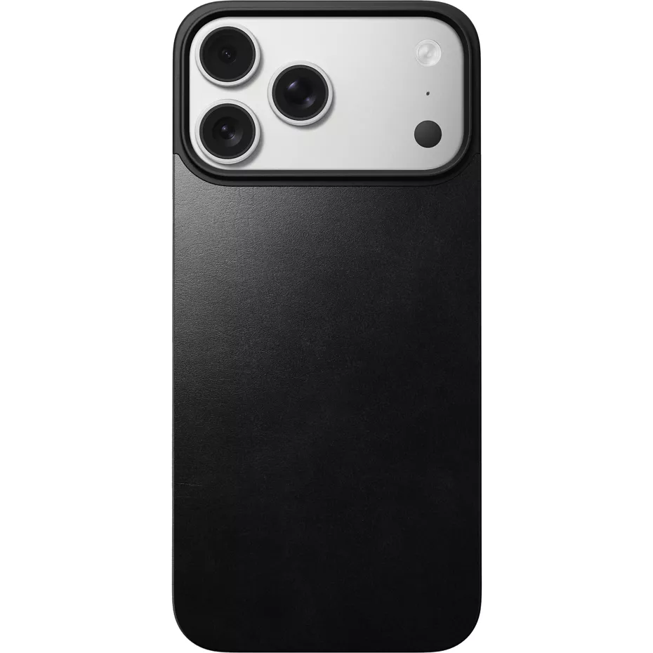 Nomad Horween Leather Back Case with MagSafe iPhone 17 Pro Max - Black | Verizon