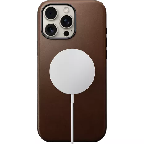 Modern Leather Case with MagSafe for iPhone 16 Pro Max