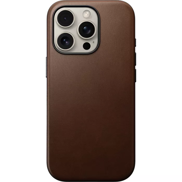 Nomad Modern Leather Case with MagSafe for iPhone 16 Pro - Brown | Verizon