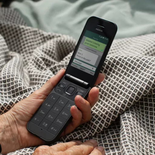 A feature-packed flip phone.