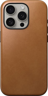 Nomad Modern Case funda piel iPhone 13 Pro MagSafe English Tan