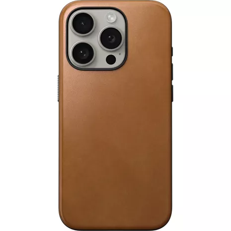 Nomad Funda Modern de piel con MagSafe para el iPhone 15 Pro