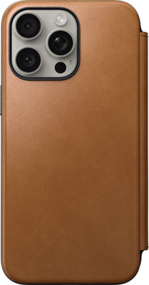 Nomad Modern Leather Case with MagSafe for iPhone 15 Pro Max - English Tan | Verizon