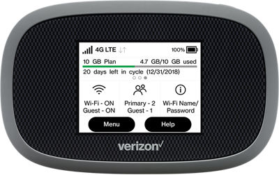  Verizon Jetpack Hotspot WiFi Device - 4G LTE MiFi 8800L   Portable Mobile Hotspot Device for WiFi with Case, Screen Protector,  Additional Battery : Electronics