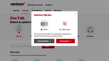 Adding A New One Talk User Verizon