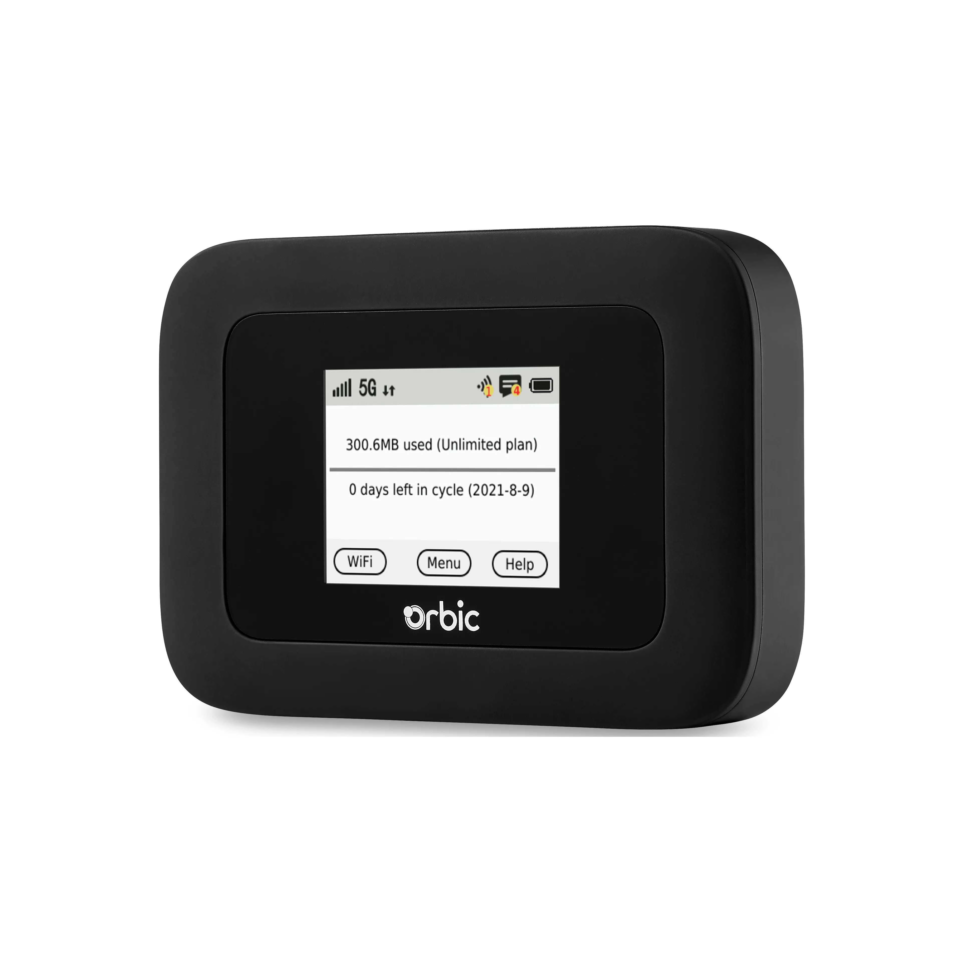Orbic Speed 5G UW Mobile Hotspot in black image 3
