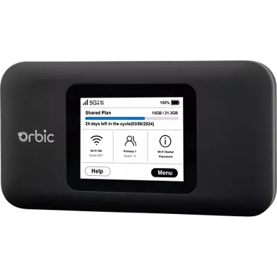 Orbic Speed X 5G | Mobile Hotspot | Verizon