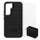 Otterbox Defender Pro Case with Screen Protector and Charger Bundle for Galaxy S22