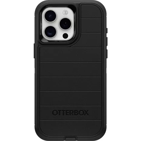  OtterBox Defender XT - Funda protectora para iPhone 15 Pro Max  con MagSafe, a prueba de golpes y caídas, ultra resistente, probada 5 veces  según el estándar militar, transparente/negro : Celulares