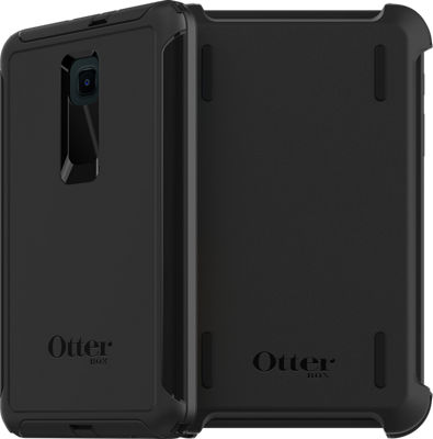 BLACK OtterBox DEFENDER SERIES Case for Samsung Galaxy Tab A 8.0-2018 version - Retail Packaging