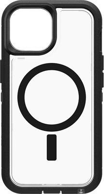 OtterBox - Defender XT Clear MagSafe Case for Apple iPhone 15 Pro Max - Dark Side