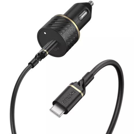 Kit de carga rápida para auto con cable USB-C a USB-C OtterBox​​ 