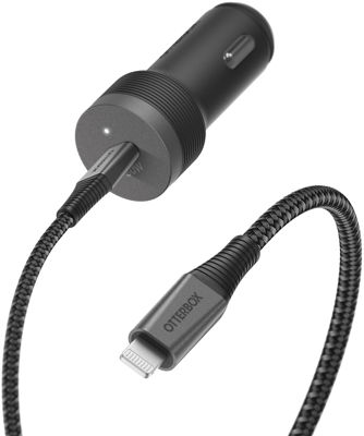 Kit chargeur 12 - 24 V + câble 2 en 1 micro-USB - IPhone - Auto-T