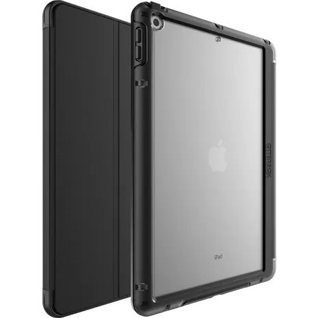 OtterBoxP Funda Symmetry Series 360 para el iPad de 10.2 pulgadas (9.ª, 8.ª y 7.ª gen.) - Transparente/Negro