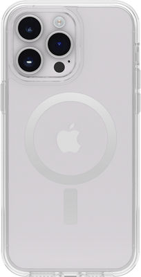 OtterBox Funda para iPhone 14 Plus Symmetry Series+ - Transparente, ultra  elegante, se ajusta a MagSafe, bordes elevados para proteger la cámara y la