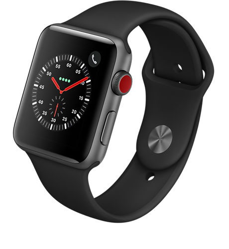 Apple Watch Series 3 Aluminum 42mm Case Sport Band Verizon