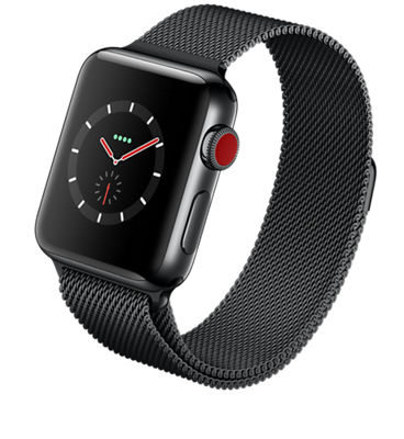 apple watch series 3 42mm stainless steel milanese loop