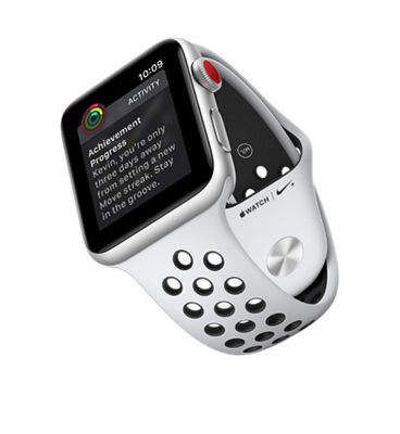 white nike apple watch