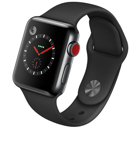 Apple Watch Series 3 Stainless Steel 38mm Case - Sport Band | Verizon