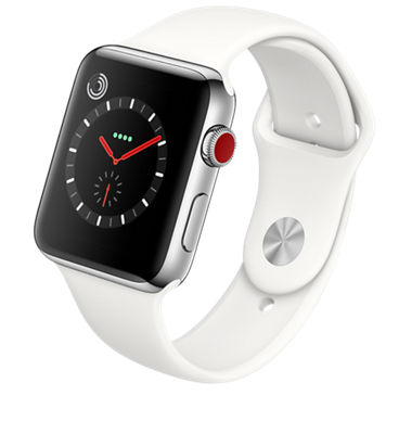white apple watch band series 3