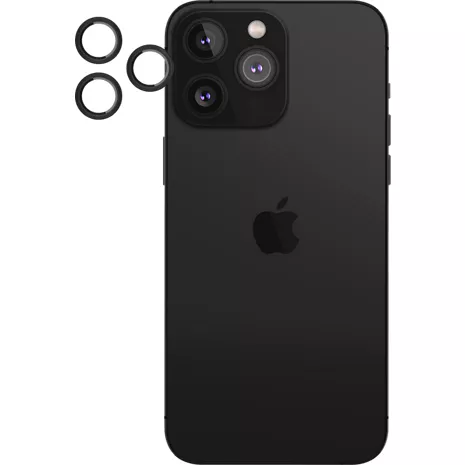 Pelican Apple iPhone 14 Pro/iPhone 14 Pro Max Aluminum Ring Lens Protectors - Black