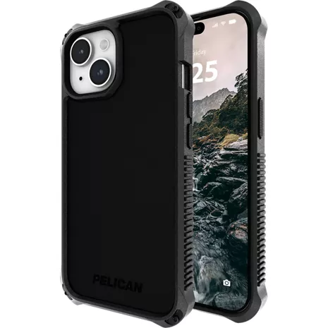 Pelican Funda Guardian con MagSafe para el iPhone 15, iPhone 14 y iPhone 13 - Negro