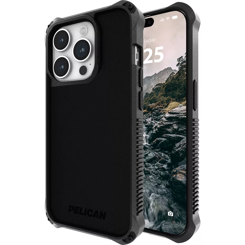 Pelican Guardian Case with MagSafe for iPhone 15 Pro - Black | Verizon