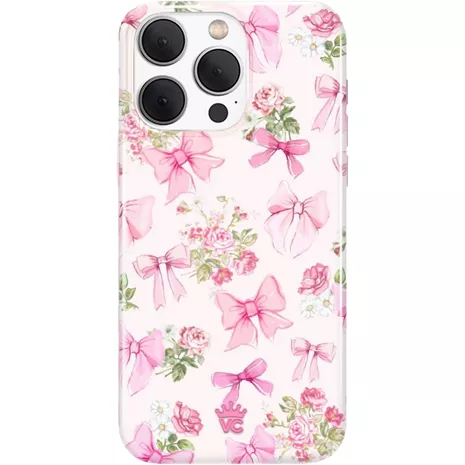 Velvet Caviar Funda Bow con MagSafe para el iPhone 15 Pro Max - Posie Pink