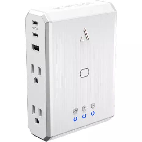 Austere V Series Power 4-Outlet Wall Charger and Omniport Surge Protector with USB / PD20