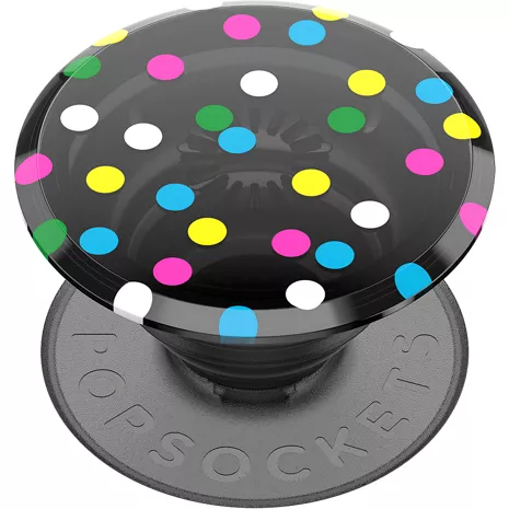 PopSockets PopGrip - Black Disco Dots