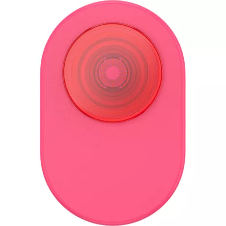 PopSockets PopGrip con MagSafe - Neon Pink Translucent
