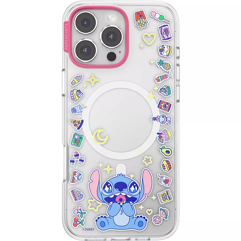 PopSockets Case with MagSafe for Apple iPhone 16 Pro Max - Disney Stitch Snack Attack | Verizon
