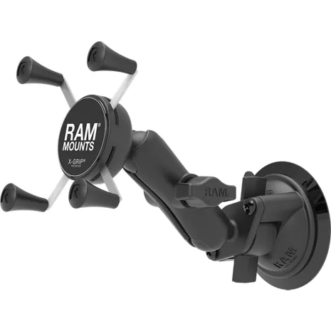 Montura con ventosa RAM Mounts RAM Twist Lock con base universal X-Grip para móvil/iPhone