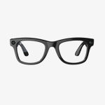 Lentes Wayfarer AI - Negro brillante/transparente​​ 