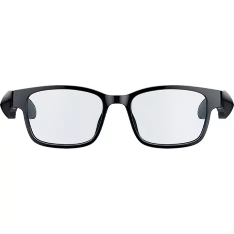 Razer Anzu Smart Glasses Large Rectangle Frame Bundle with Blue Light Filter and Polarized Lenses Black image 1 of 1 