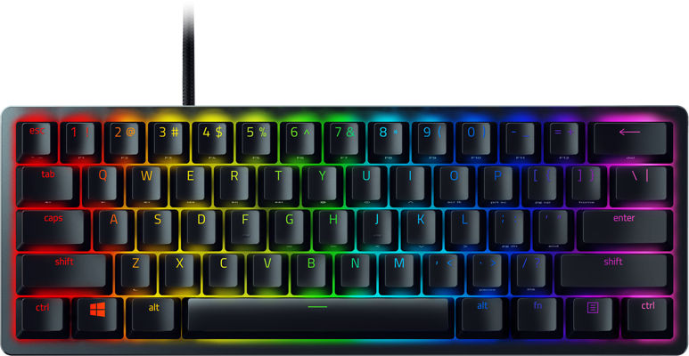 Teclado Alambrico Para Videojuegos Con Selector Optico Pulsable Razer Huntsman Mini 60 Comprar Ahora