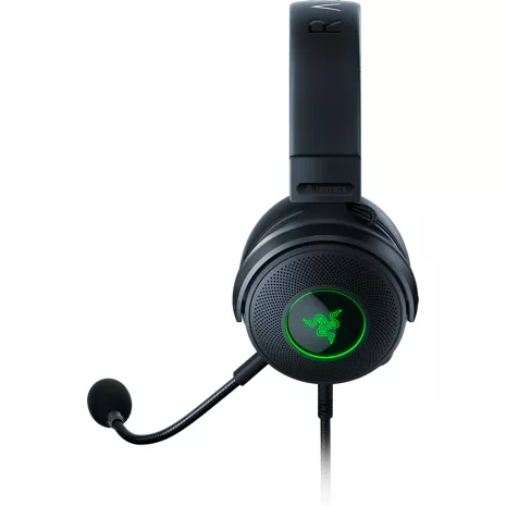 Razer Audífonos alámbricos con micrófono Kraken V3 con sonido envolvente para videojuegos para PC