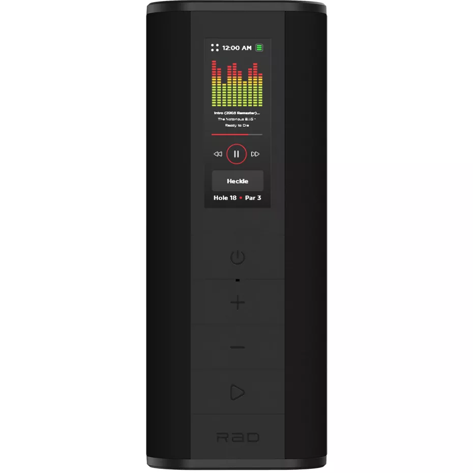 Rad Golf Sound Pro Golf Bluetooth Speaker - Black | Verizon