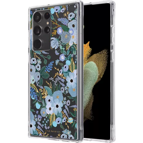 Rifle Paper Co Case for Galaxy S22 Ultra - Garden Party Blue