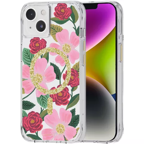 Rifle Paper Co Case with MagSafe for iPhone 14 and iPhone 13 - Rose Garden